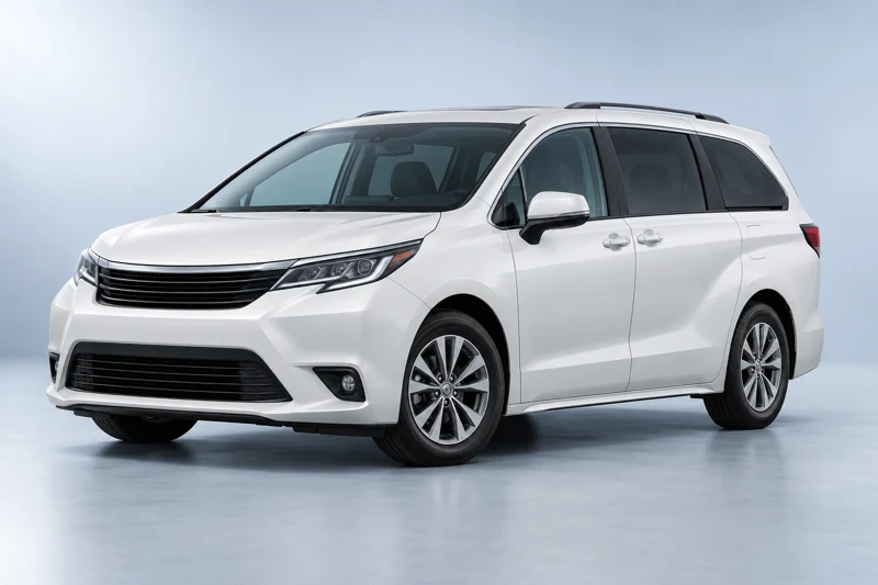 Illustration der Fahrzeugkategorie privater Minivan